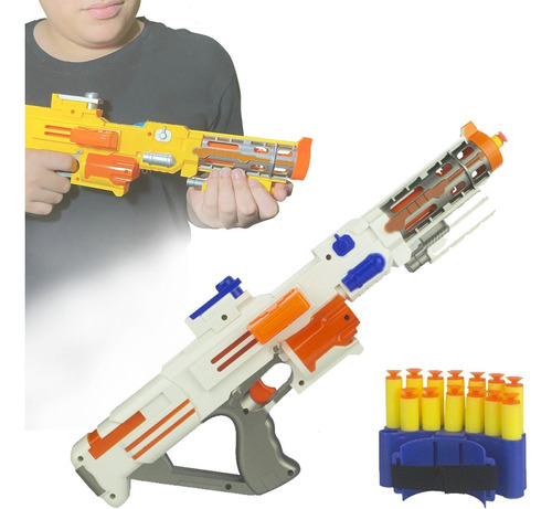 Brinquedo Meninos Lançador De Dardos Arma Barata Colorida